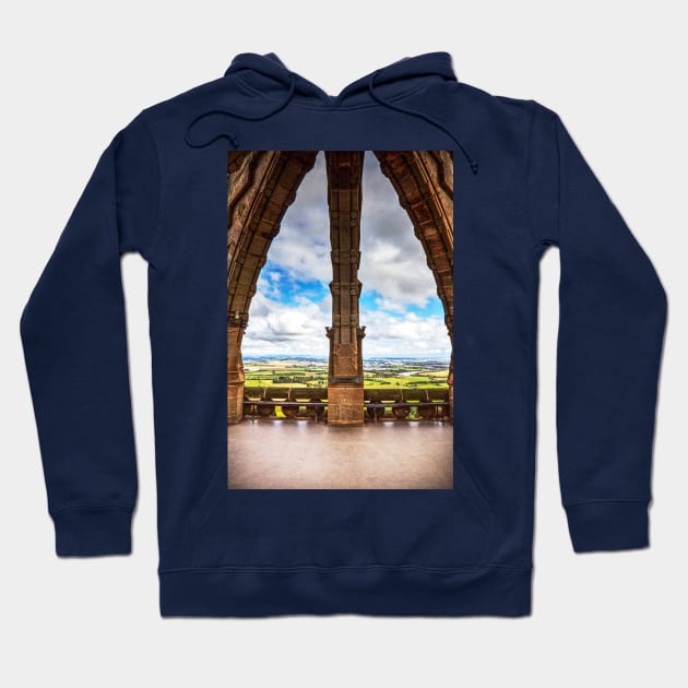 Stirling From The National Wallace Monument Hoodie by tommysphotos